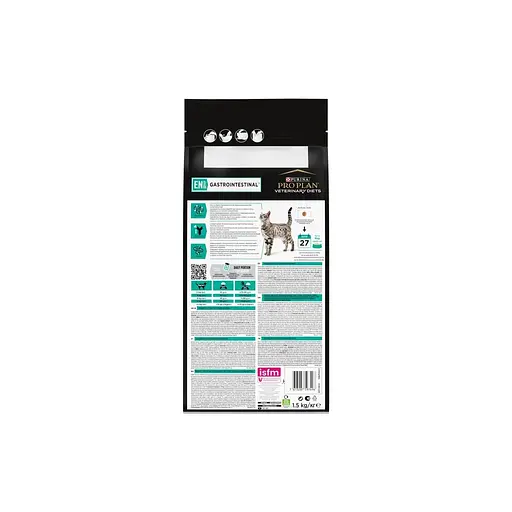 Сухой корм для кошек Purina Pro Plan Veterinary Diets EN с заболеваниями желудочно-кишечного тракта 1,5 кг (7613035160682) - фото 10