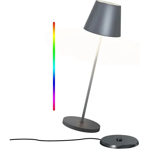 Настільна лампа GGNOO 8 кольорів RGB, сенсорне керування IP54