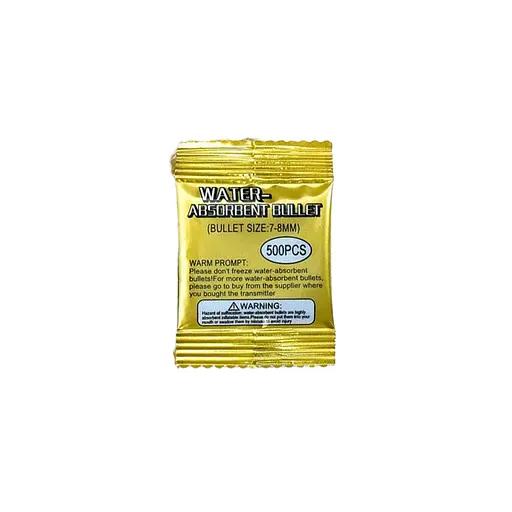 Пули водяные, 2 г, синие, 100 шт. в упаковке, 4x6 см - фото 2