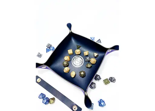 Настільна гра Планета Ігор Лоток для кубиків Ктулху (синій) (Dice tray Cthulhu navy) (pi-dt011) - фото 5