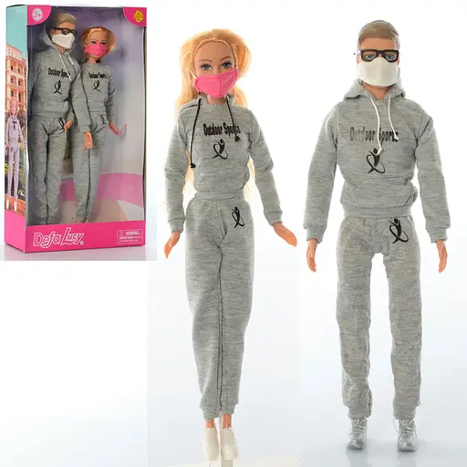 Семья кукол в масках 8360-M Defa, в коробке (6903317361991) - фото 1