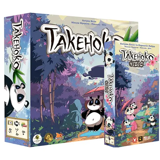 Настольная игра White Games&Geekach Games Такеноко. Юбилейное издание с дополнением Чибис (укр.) (GKCH014TK+1) - фото 1