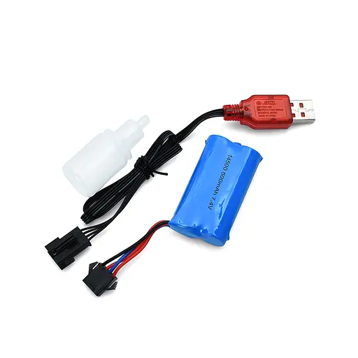 Радіокерована машинка 4x4 з роликами, підсвіткою та акумулятором, 21 см, зелений - фото 3