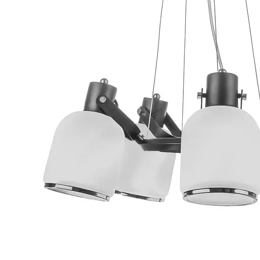 Люстра подвесная Brille для гостиной E27 60W BK (LK-563S/5) - фото 2