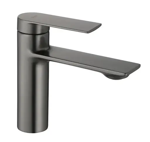 Змішувач для умивальника Rea Storm gun grey низький REA-B4580 Графит - фото 1