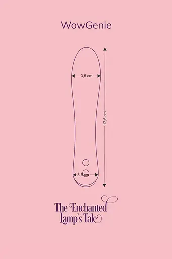 Вібратор FairyGasm WowGenie, 17,5 см (зелений) - фото 6