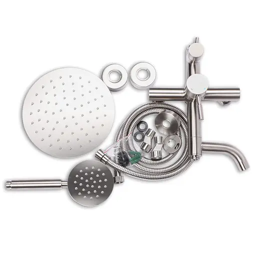 Душева система Zerix SUS-009-J ZX3240, Нержавіюча сталь - фото 2