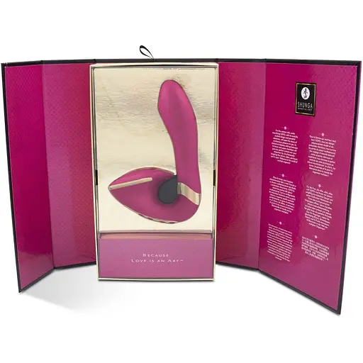 Вагинально-клиторальный вибратор Shunga Soyo Raspberry - фото 5