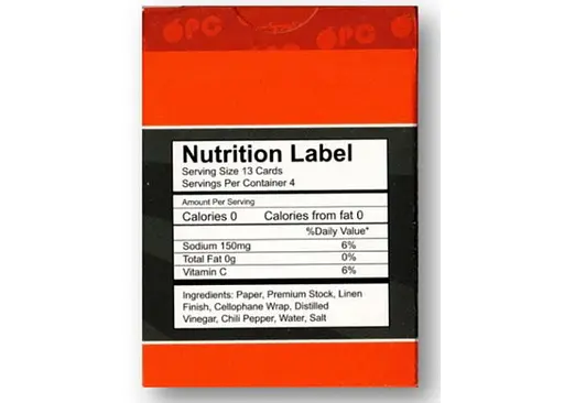 Карти United States Playing Card Company Карти гральні OPC Gettin' Spicy - Chili Pepper (red) - фото 2