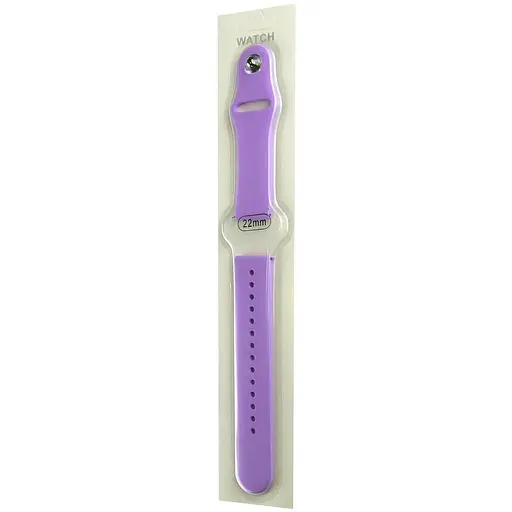 Ремінець Silicone 22 mm Watch Gear S3/Watch 46 mm/Xiaomi Amazfit Lilac Фіолетовий - фото 1