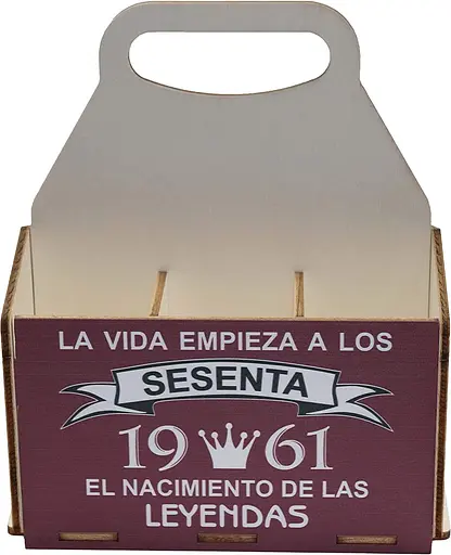 Дерев'яний підстаканник, шість упаковок пива, коробка-носій на шість упаковок, підстаканник на шість упаковок, подарунок для пива, - фото 2