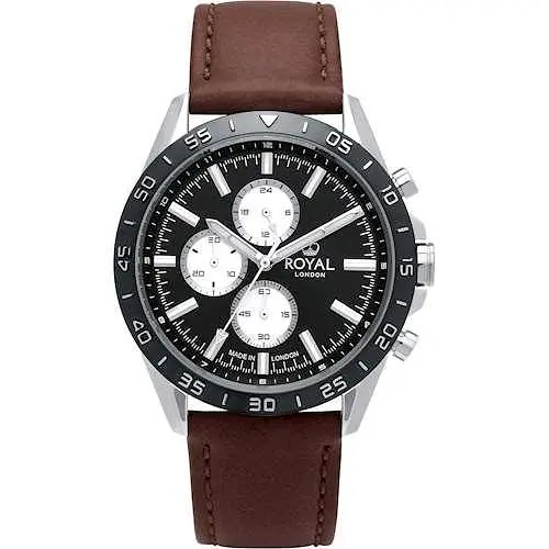 Мужские водонепроницаемые наручные часы Royal London 41411-01 кварцевые