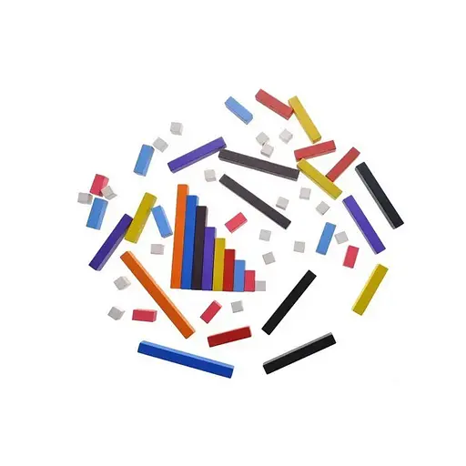 Дерев'яна розвиваюча гра "Палички для рахунку" Qbee QB700-003, 56 штук - фото 3