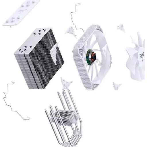 Кулер для процессора Jonsbo PISA A4 White (PISA A4 White) - фото 7