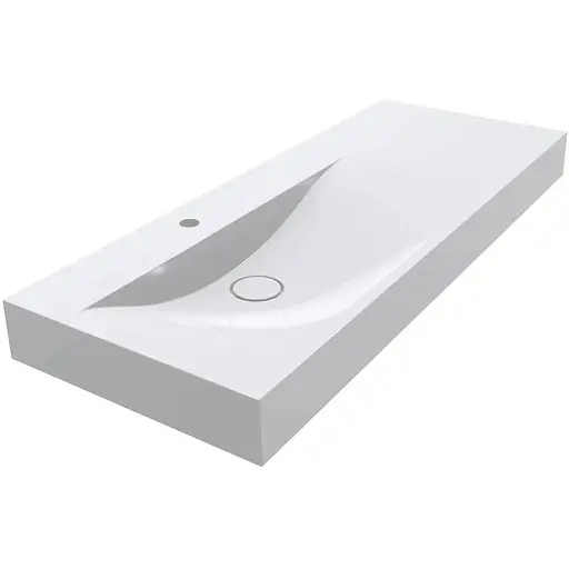 Умивальник Miraggio Viola 1200 L глянсовий 0002660, Білий - фото 1