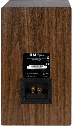 Акустическая система ELAC Debut Reference Bookshelf Speakers DBR62 Wood Black (1шт) (32400) - фото 2