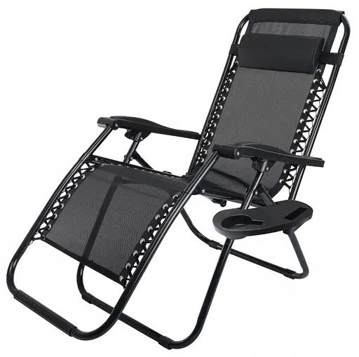 Шезлонг крісло пляжне Jumi Zero Gravity max 120 кг - фото 4