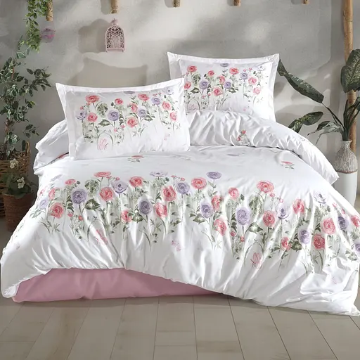 Постільна білизна Helenka V1 Pembe Ранфорс Clasy pbe0052080 - фото 1