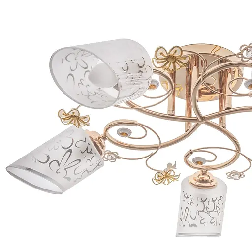 Люстра стельова Brille E27 60W G (LK-583C/5) - фото 2