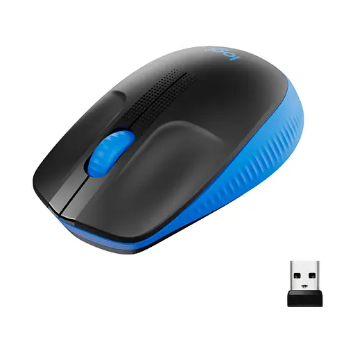 Мышь Logitech M190 Full-size Wireless Blue