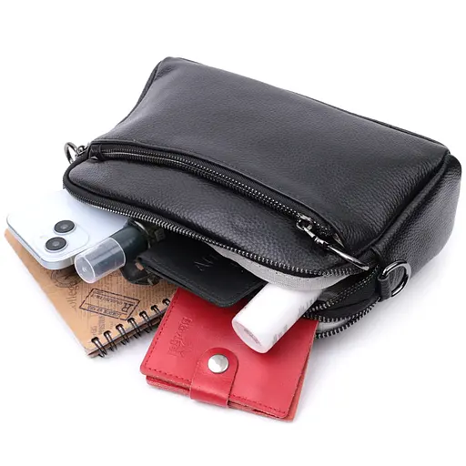 Кожаная женская сумка Vintage 25х14.5х8 см sum0026549 - фото 10