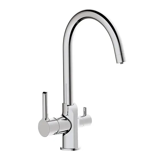 Смеситель для кухни на две воды Mixxus Premium Edem 021 MI5923 Хром - фото 1