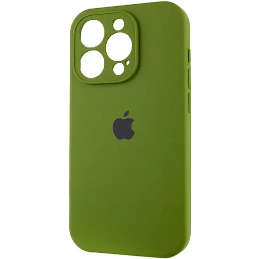 Чохол Epik Silicone Case Full Camera Protective AA для Apple iPhone 15 Pro Max 6.7 Зелений/Dark Olive - фото 3