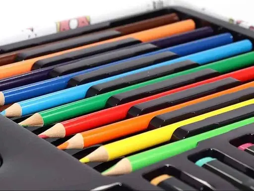 Набор для детского творчества и рисования Inspire Children в алюминиевом чемоданчике 48 предметов - фото 6