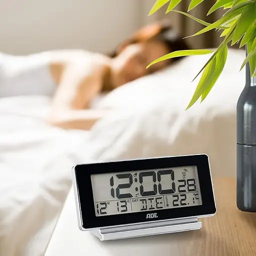 Будильник на радіокеруванні ADE чорний (CK1703-2) - фото 5