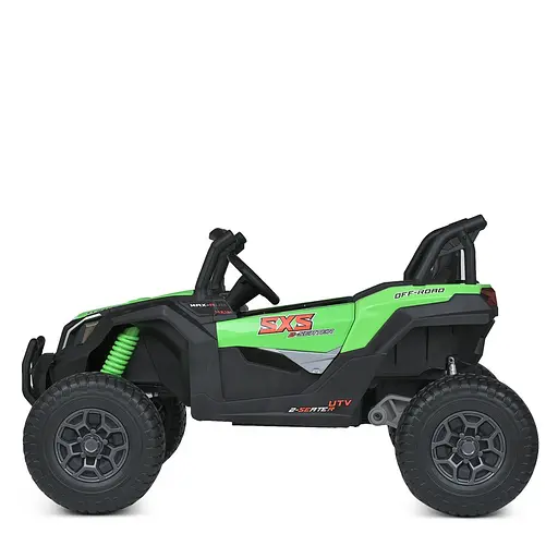 Електромобіль дитячий Bambi M 5725EBLR-5 24V з пультом управління Зелений - фото 4