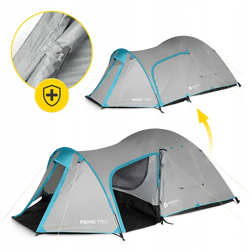 Намет туристичний Mountain Goat Prime Trio 3-місний Grey (P-5905973406581) - фото 12