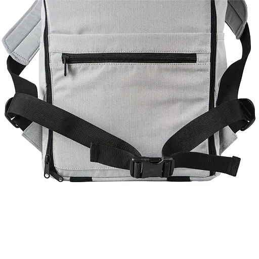 Рюкзак-антивор OOLOO Кенгуру 40x30x20 см, пепельно-серый 602/700 - фото 4