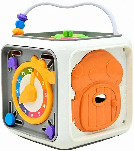 Музыкальный развивающий куб WToys 25462 – украинская озвучка, песни, сказки, загадки, стишки, звуки животных,цифры, подсветка 