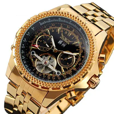 Наручний годинник чоловічий Jaragar Exclusive Gold (408) - фото 2