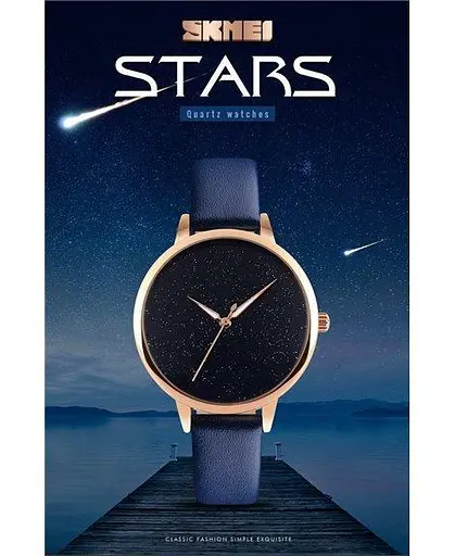 Женские часы Skmei 9141 Moon (Синий) - фото 3