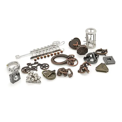 Металевий пазл із 15 предметів "Набір головоломок" - фото 1