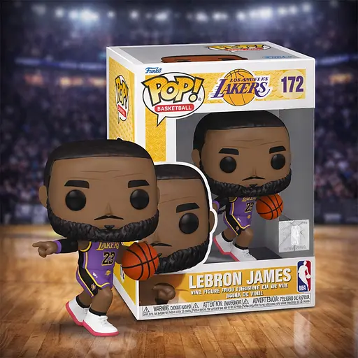 Ігрова фігурка Funko POP! серії NBA: Los Angeles Lakers - Леброн Джеймс (75117) - фото 3