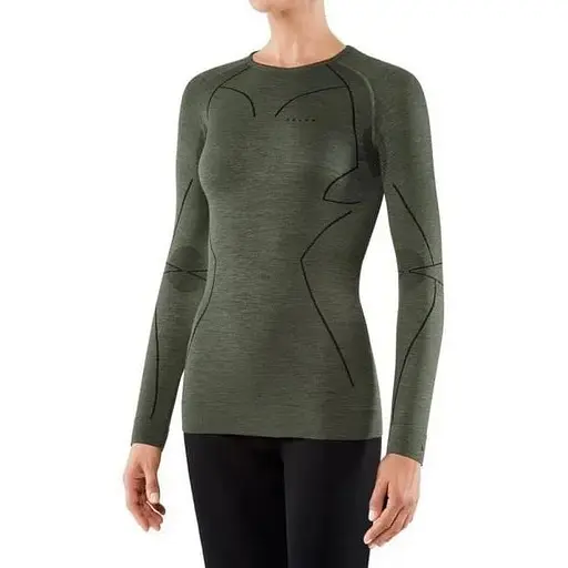Термокофта Falke ESS Wool-Tech W L Olive (1097-33211-7830 L)