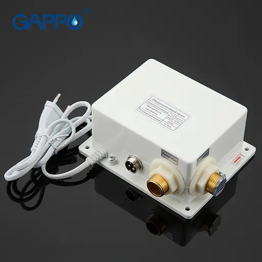 Смеситель для умывальника сенсорный гайка Gappo 1/4 G517 Хром - фото 4