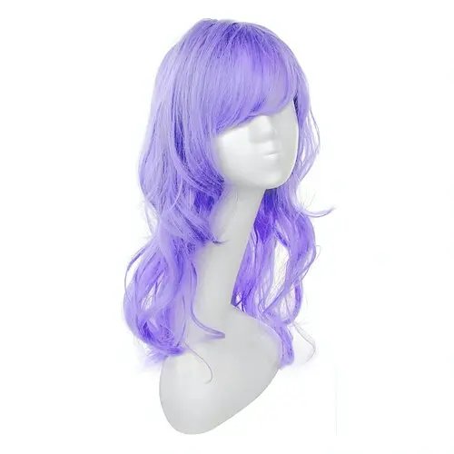 Парик лиловый матовый - фото 1