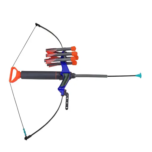 Детский Арбалет 888B со стрелами на присоске Синий
