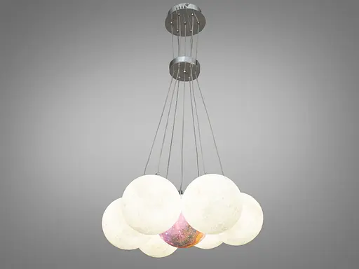 Надзвичайно вишукана, оригінальна, дизайнерська люстра "Планети", 7 акр. - фото 1