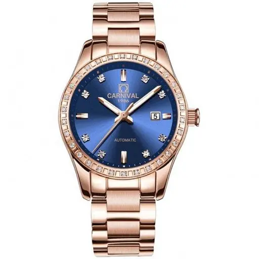 Жіночий механічний класичний годинник Carnival Malpes - фото 5