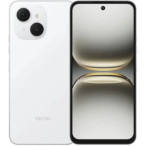 Смартфон Tecno Spark 40C KM4k 6.67" 4/128ГБ 2SIM 6000 мАxгод Veil White