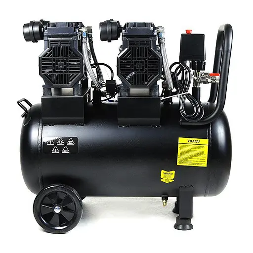 Компресор 4-циліндровий безмасляний Apro OFE-50 2х1,5кВт 475 л/хв 50 л 30412 - фото 3
