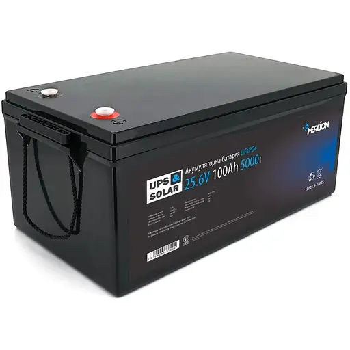 Литий-железо-фосфатный аккумулятор Merlion LiFePO4 25.6V 100AH (8S2P/BMS-100A), (522x270x225), до 5000 циклов