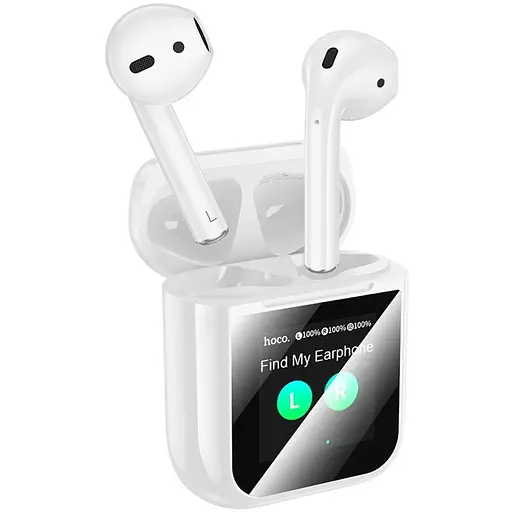 Навушники бездротові Hoco TWS EW80 вкладиші білий