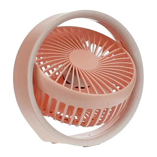 Вентилятор настольный беспроводной GXQC N601 розовый - фото 5