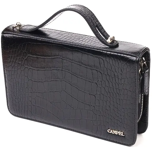 Барсетка кожаная мужская Canpellini 21,5х13,5х4 см sum0022449 - фото 1