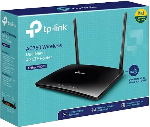 Маршрутизатор TP-LINK TL-MR200 (SIM-карта 4G) - фото 5